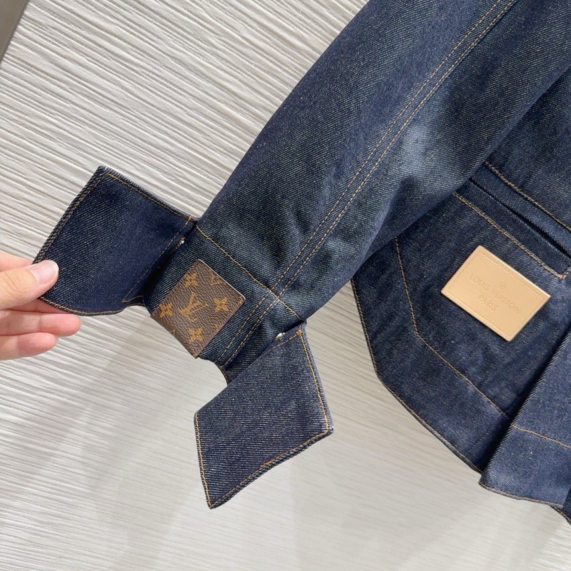 LV Denim Long Shirt & Skirts