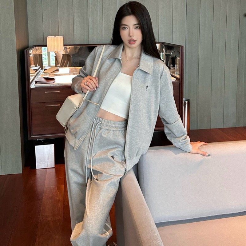 Dior Reversible Zipper Sweater & Sweatpants