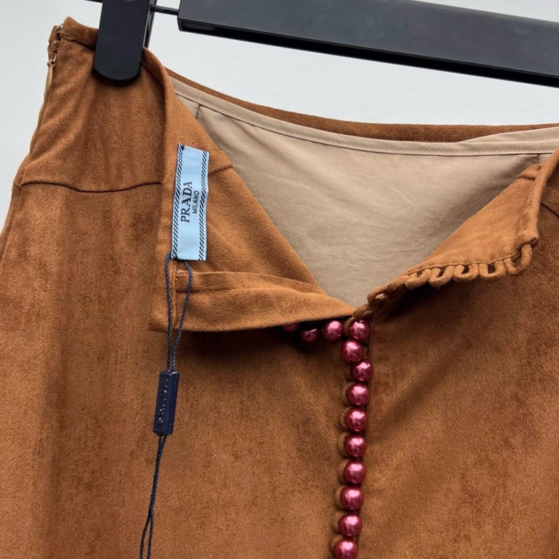 Prada Halter Neck Shirt & Skirts