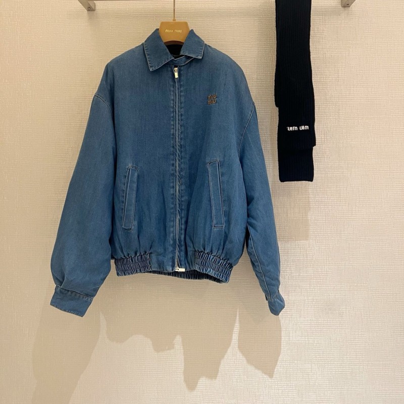 MiuMiu Denim Down Jacket