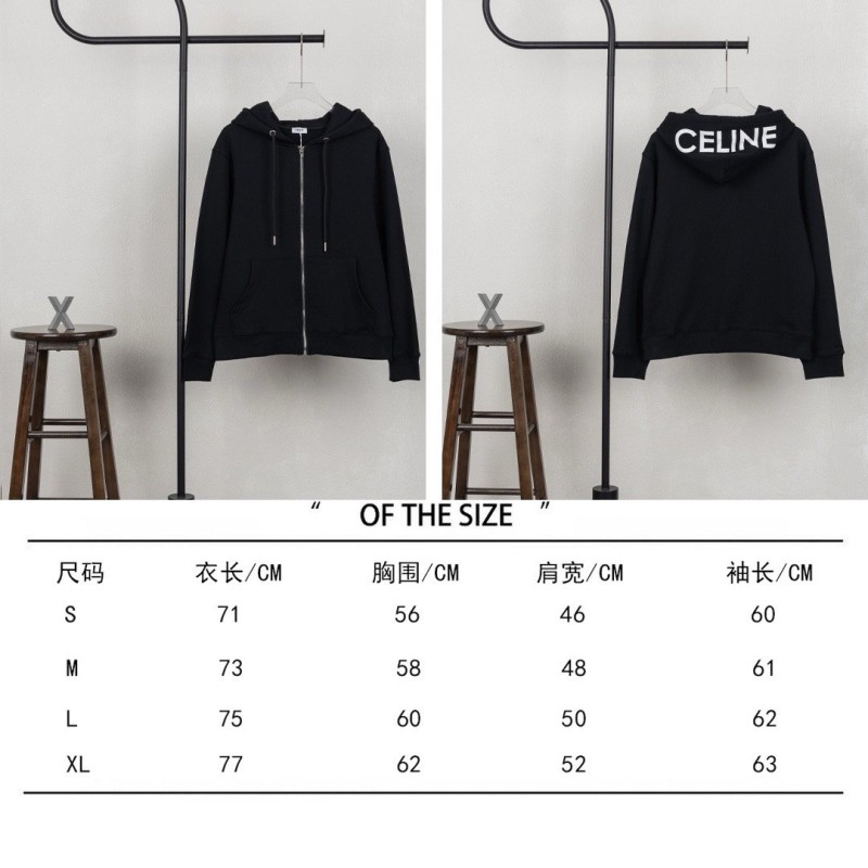 Celine Unisex Zipper Sweater