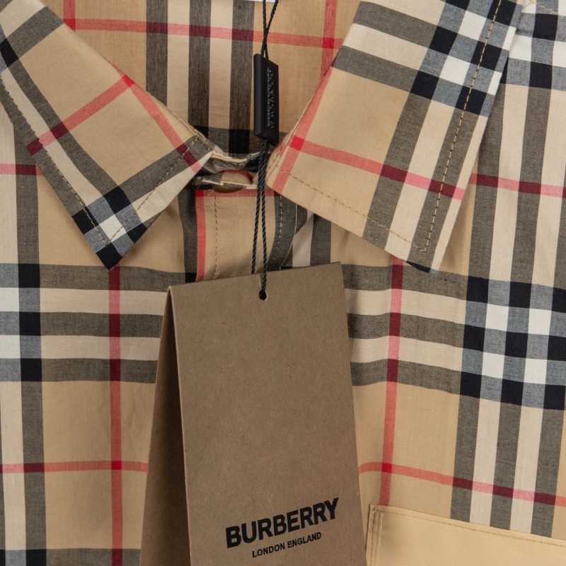 Burberry Unisex Long Sleeves Shirt