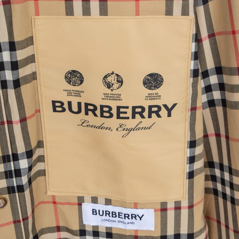 Burberry Unisex Long Sleeves Shirt