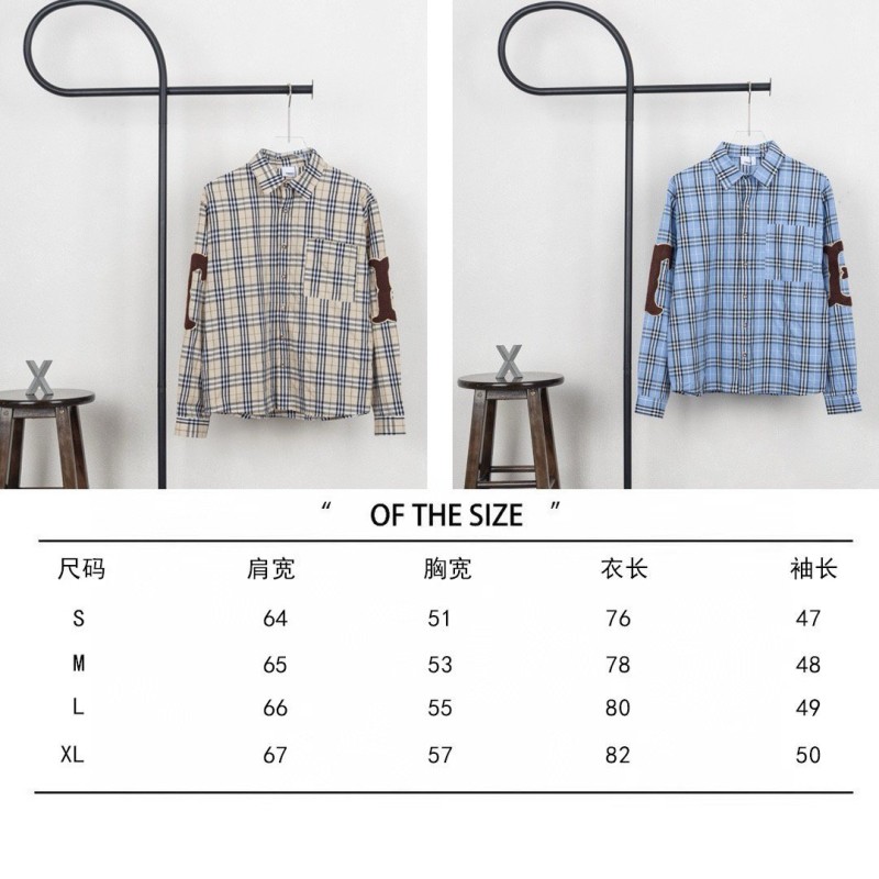 Burberry Unisex Long Sleeves Shirt