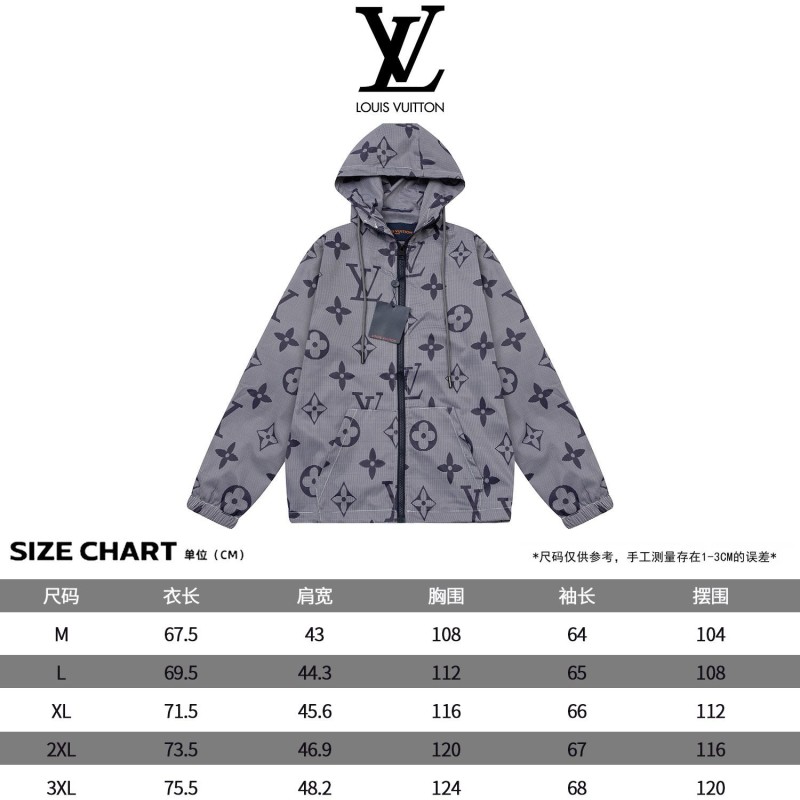 LV Unisex Zipper Jacket