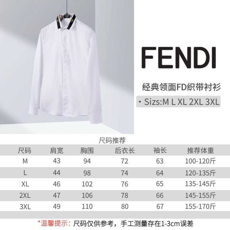 Fendi Unisex Long Sleeves Shirt