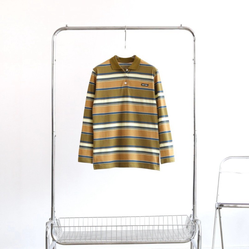 MiuMiu Unisex Long Sleeves Polo Tee