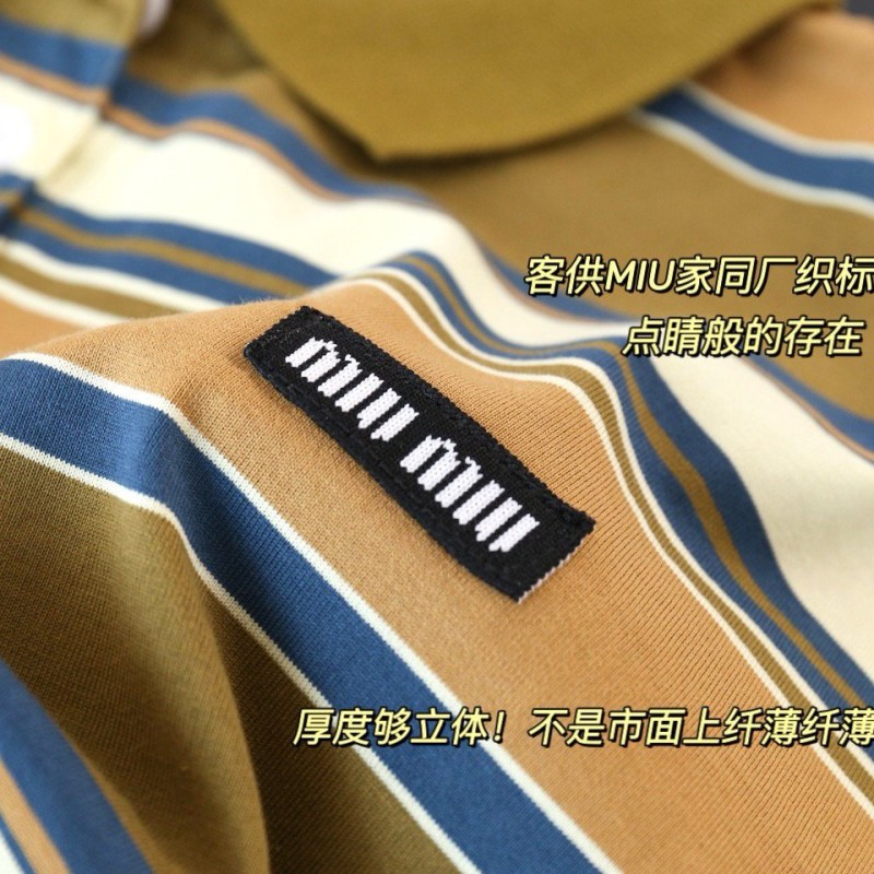 MiuMiu Unisex Long Sleeves Polo Tee