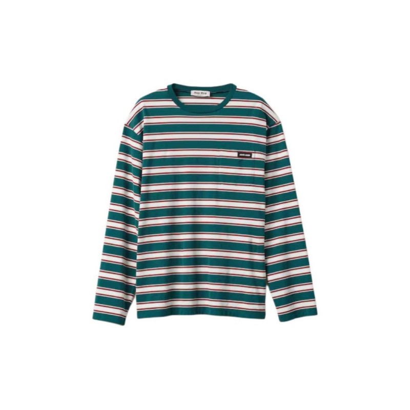 MiuMiu Unisex Long Sleeves Tee