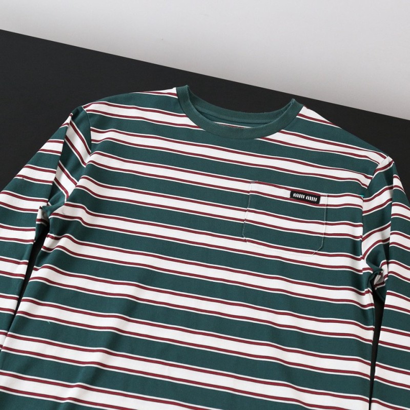 MiuMiu Unisex Long Sleeves Tee