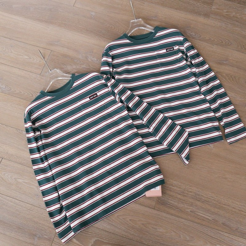 MiuMiu Unisex Long Sleeves Tee