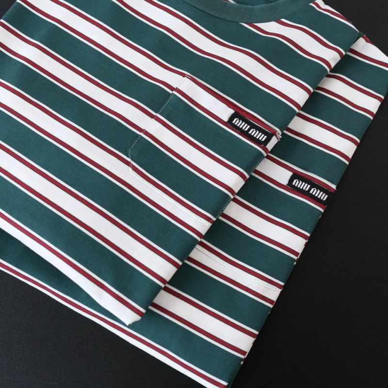 MiuMiu Unisex Long Sleeves Tee