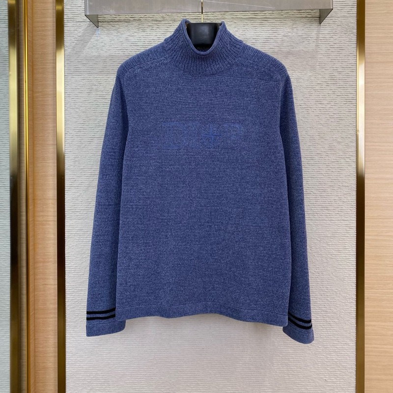 Dior Unisex Turtleneck Long Sleeves Shirt