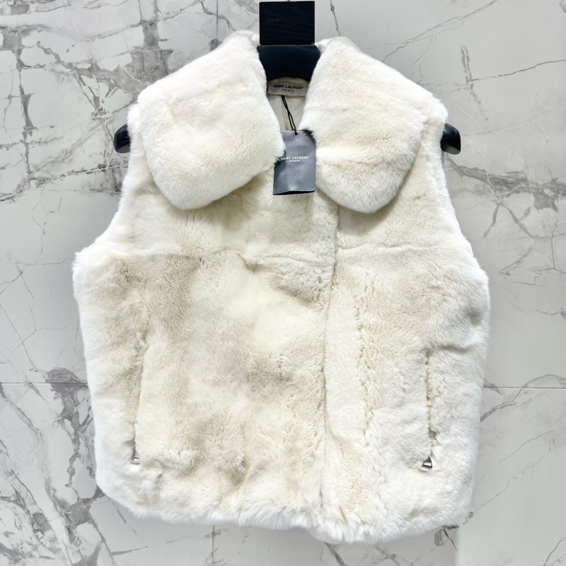 YSL Mink Leather Singlet