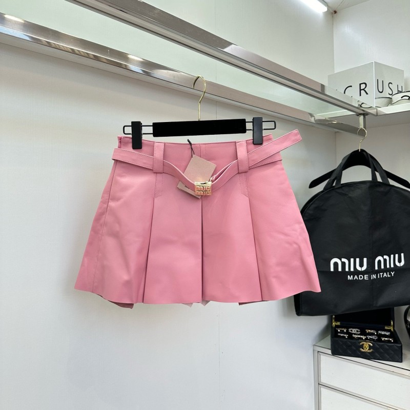 MiuMiu Leather Skirts