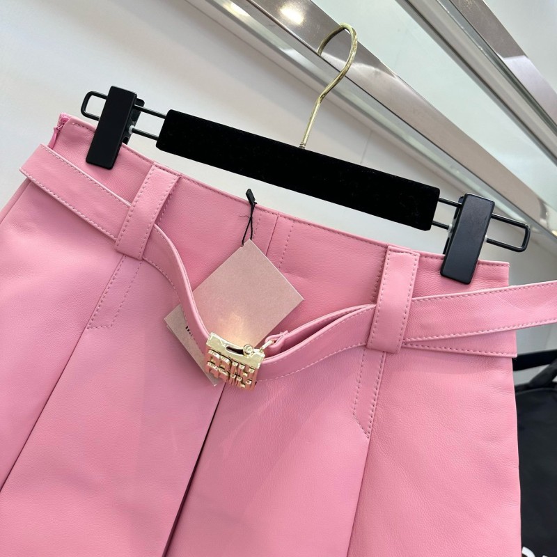 MiuMiu Leather Skirts