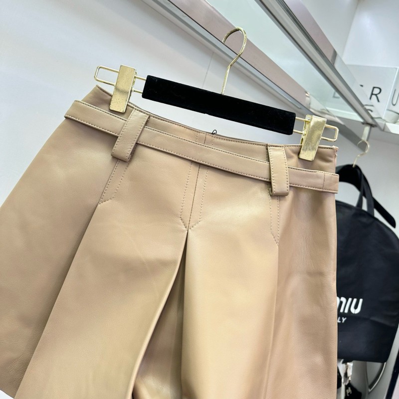 MiuMiu Leather Skirts