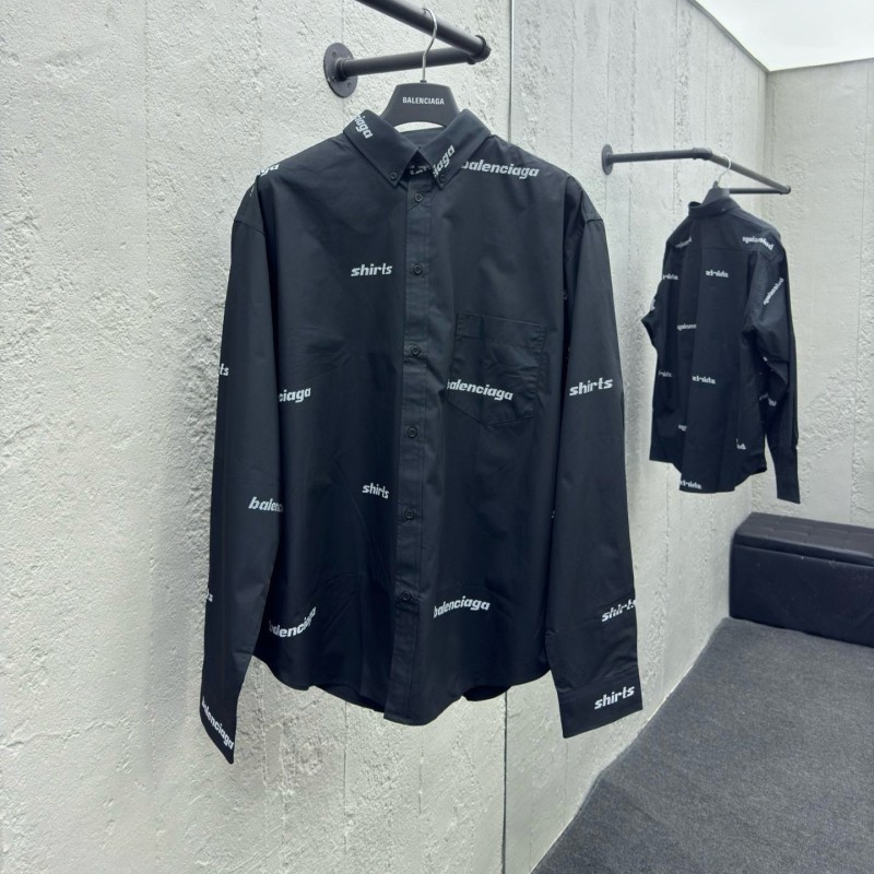 Balenciaga Unisex Long Sleeves Shirt