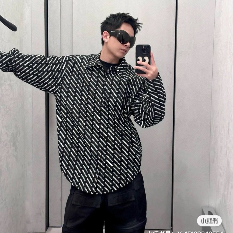 Balenciaga Unisex Long Sleeves Shirt