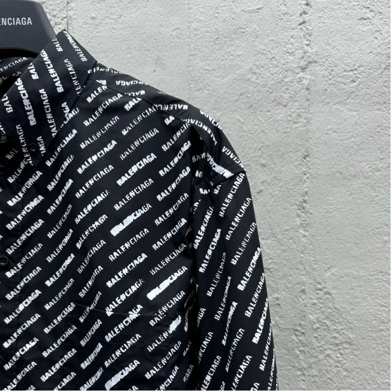 Balenciaga Unisex Long Sleeves Shirt