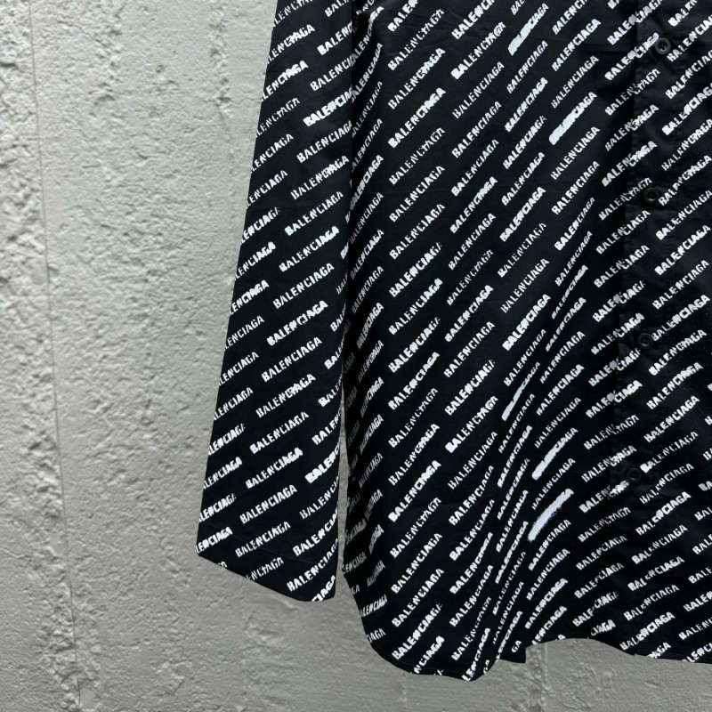 Balenciaga Unisex Long Sleeves Shirt