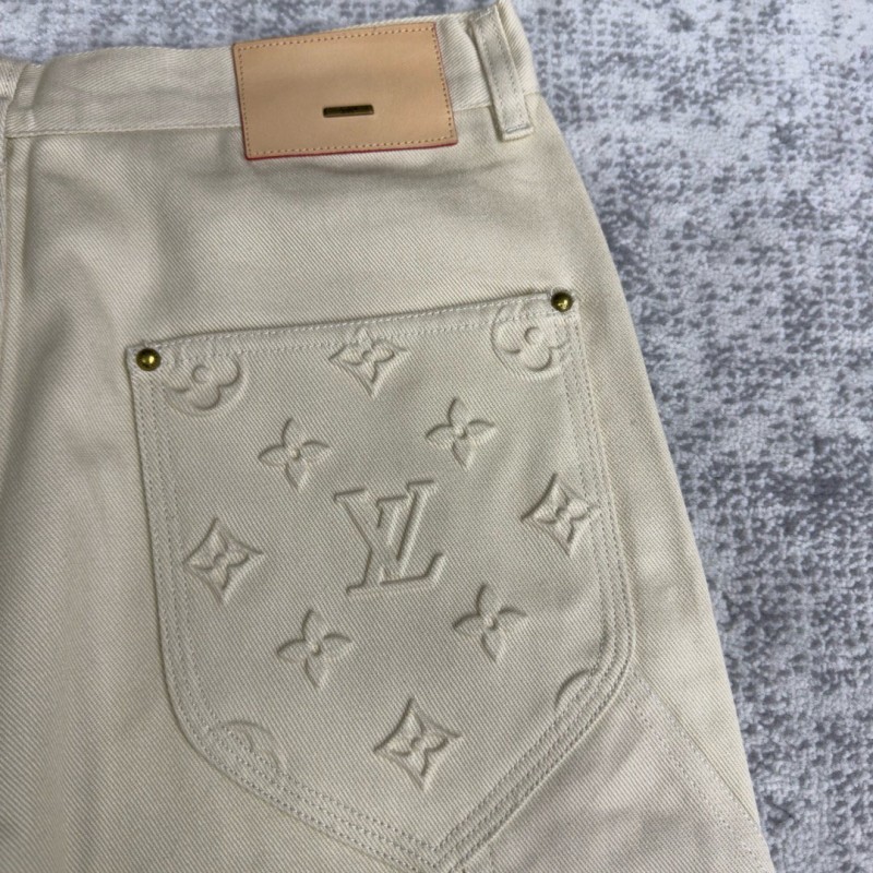 LV Unisex Denim Shorts