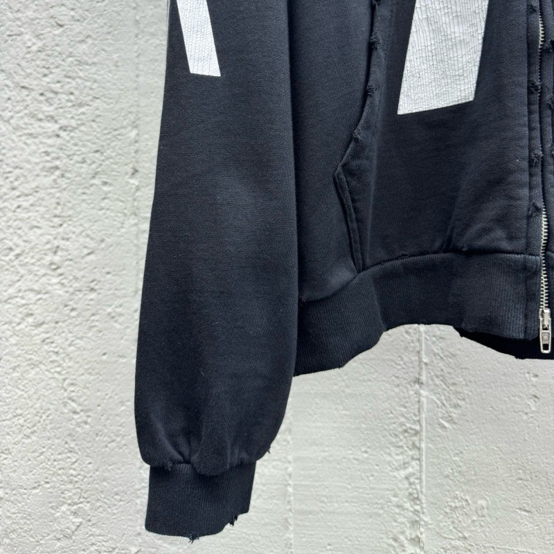 Balenciaga Unisex Zipper Hoodie