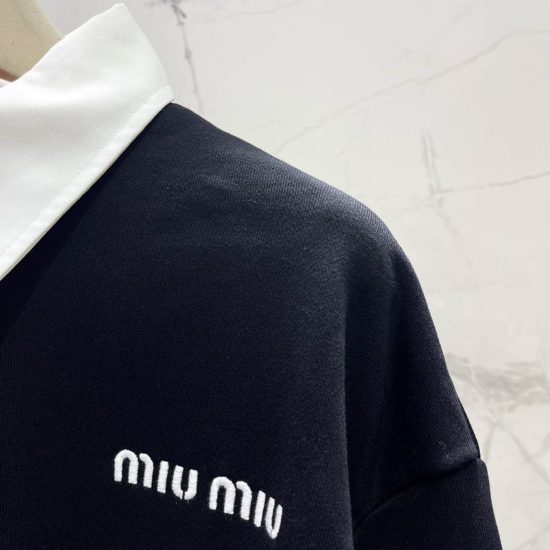 MiuMiu Long Sleeves Shirt & Skirts Set