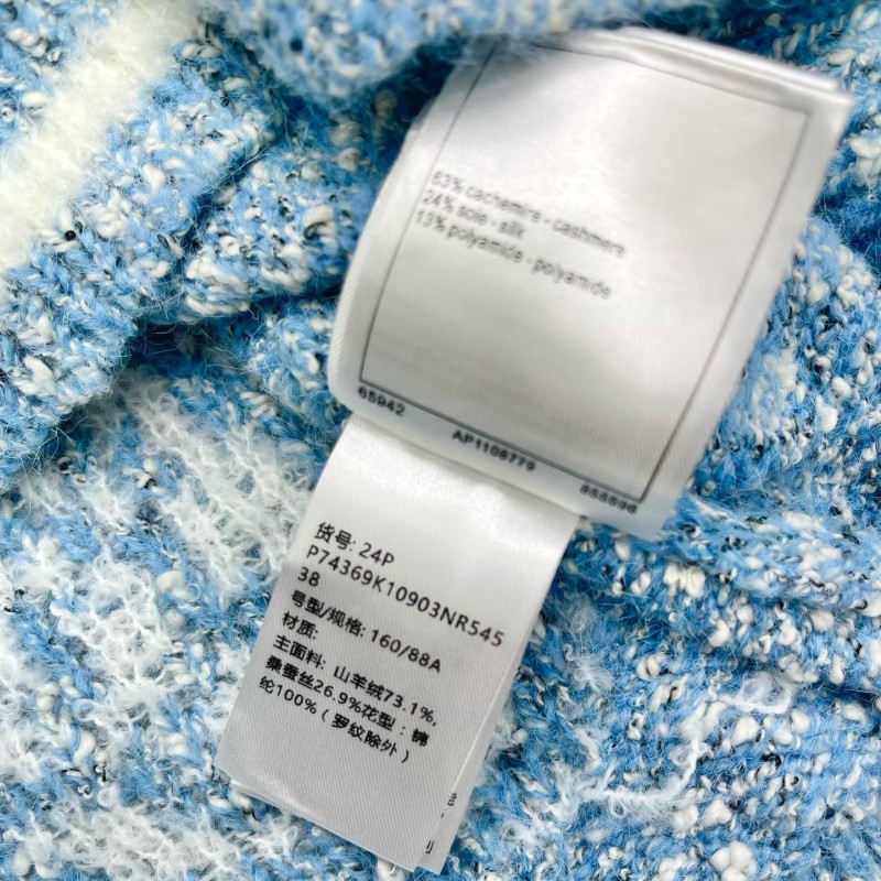 Chanel Knit Long Sleeves Shirt