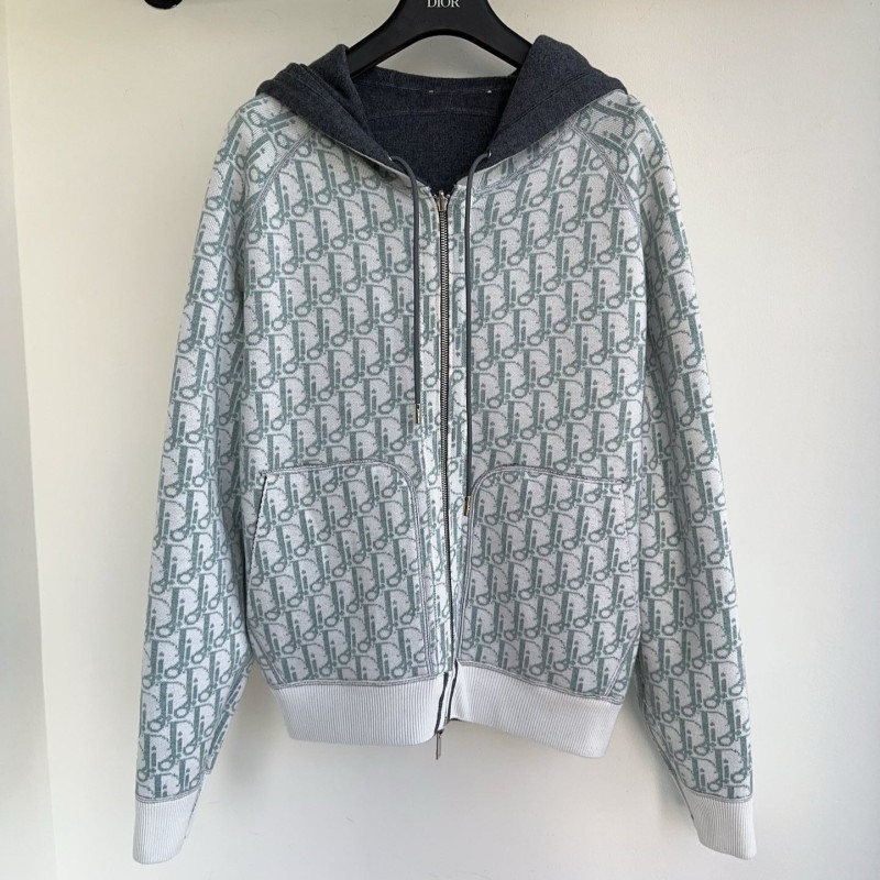 Dior Unisex Reversible Zipper Sweater