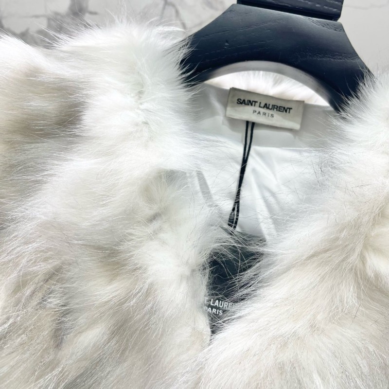 YSL Fox Fur Coat