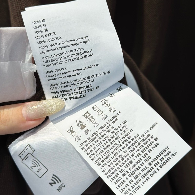 MiuMiu Unisex Long Sleeves Polo Tee