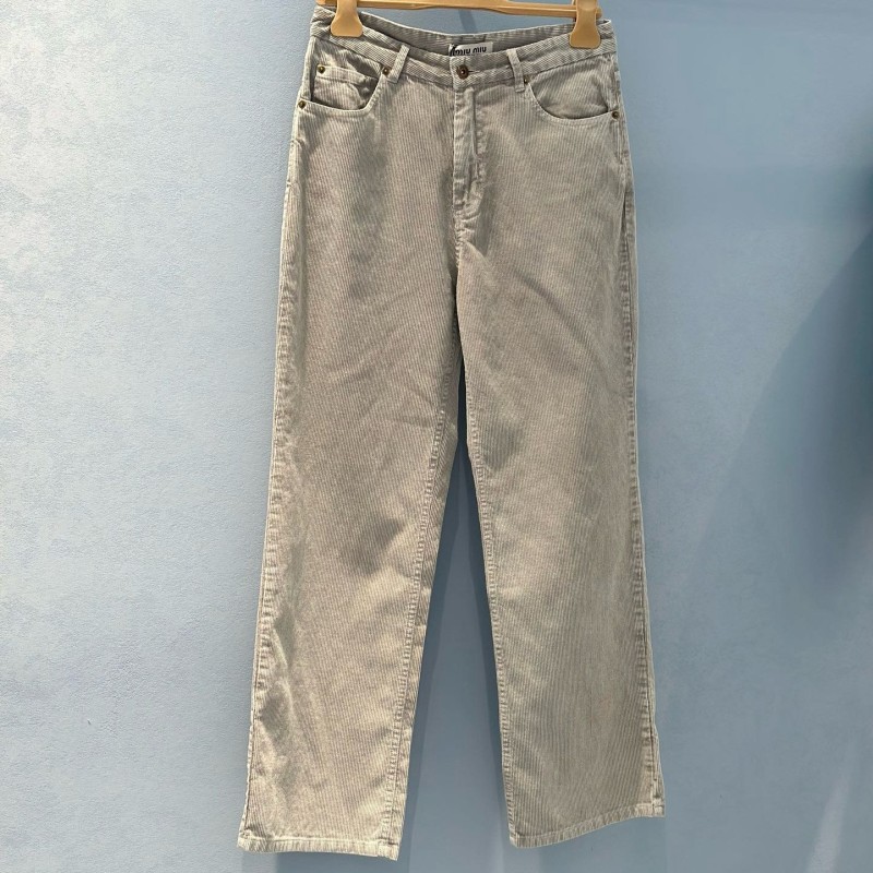 MiuMiu Unisex Corduroy Pants