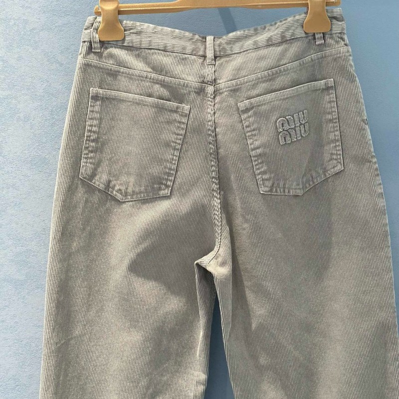 MiuMiu Unisex Corduroy Pants