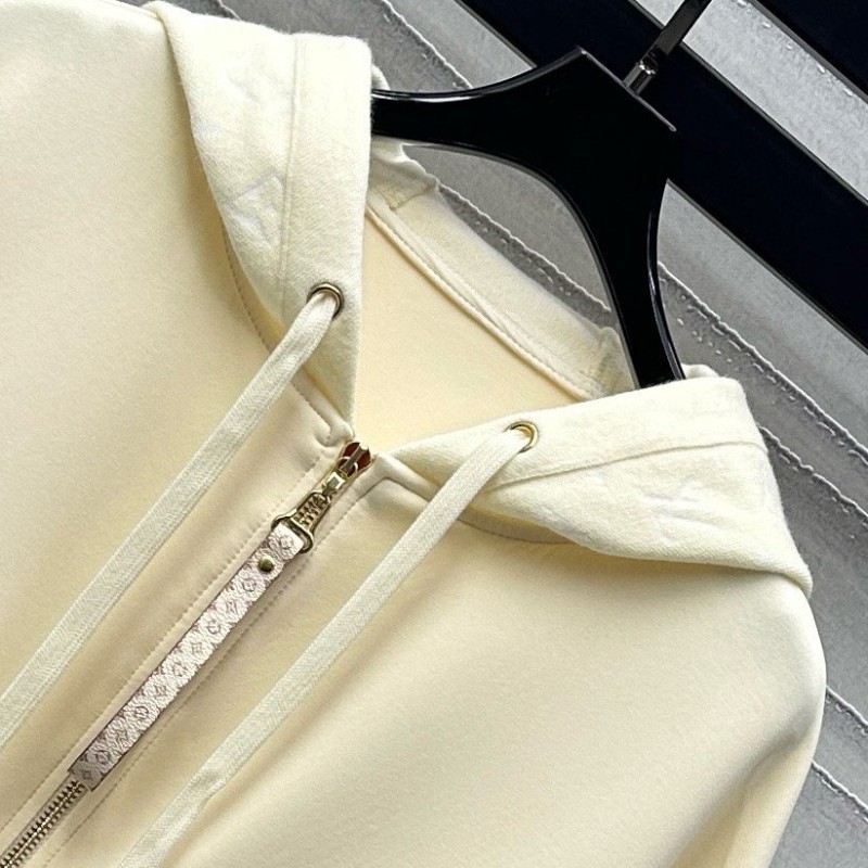 LV Zipper Sweater & Sweatpants Set