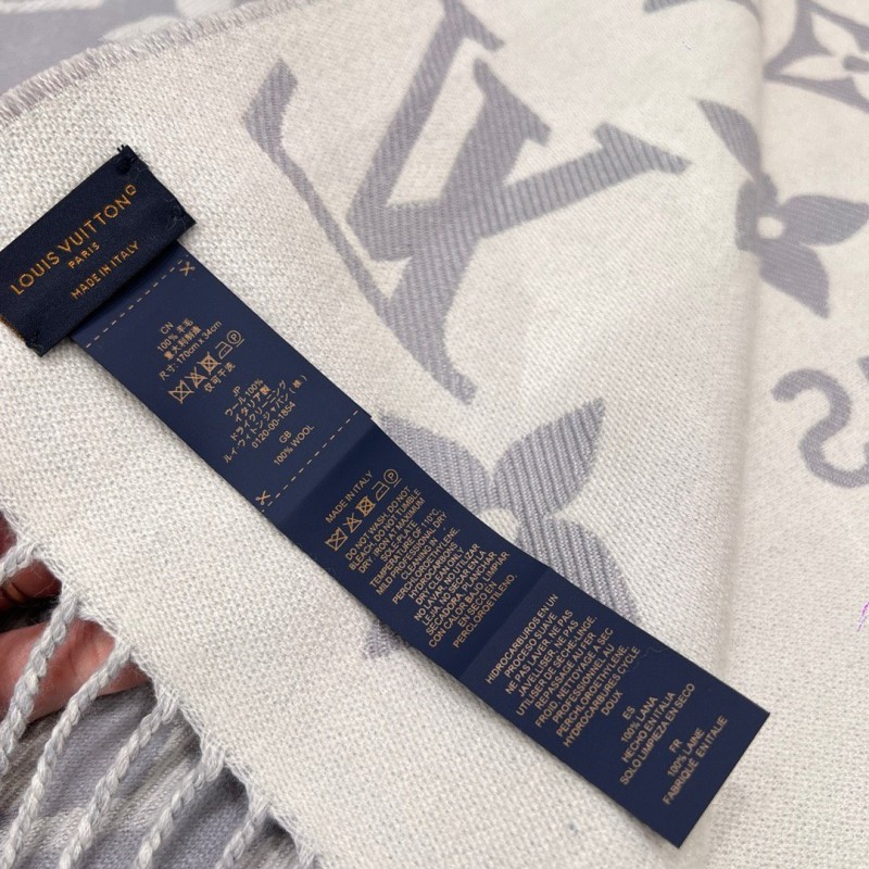 LV Long Scarf & Bennie Hat