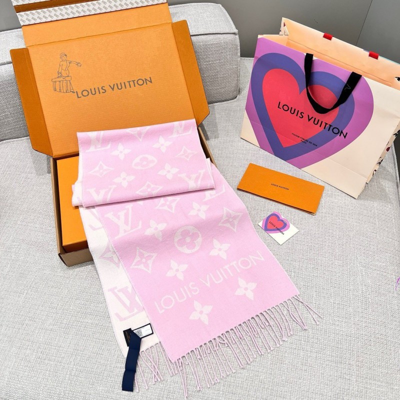 LV Long Scarf & Bennie Hat