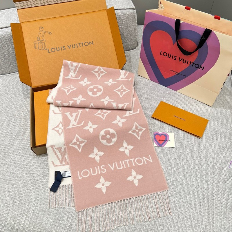 LV Long Scarf & Bennie Hat