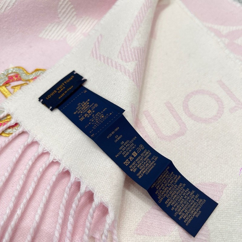 LV Long Scarf & Bennie Hat