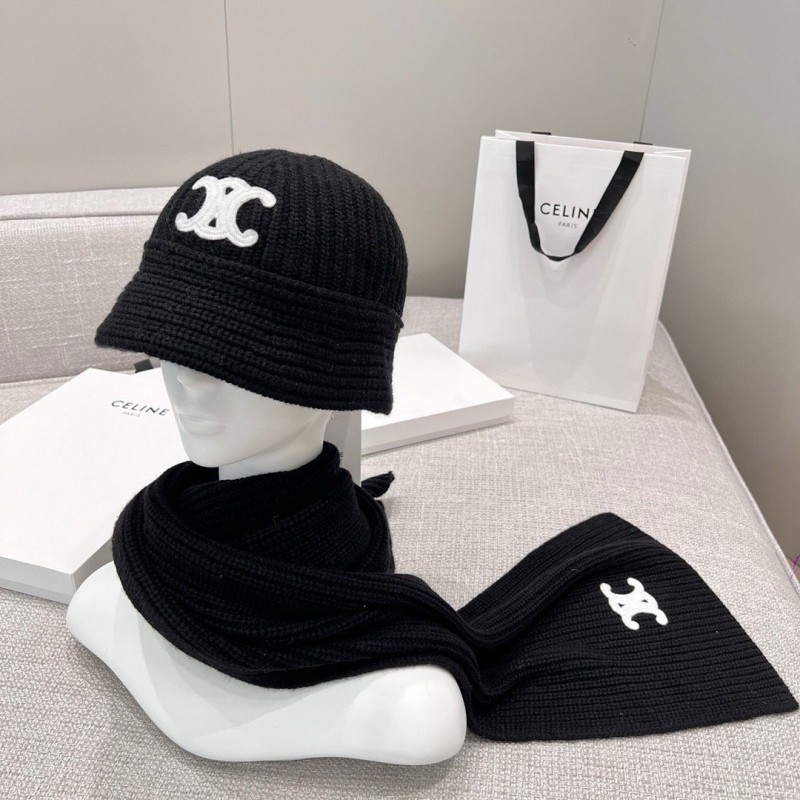Celine Long Scarf & Bennie Hat