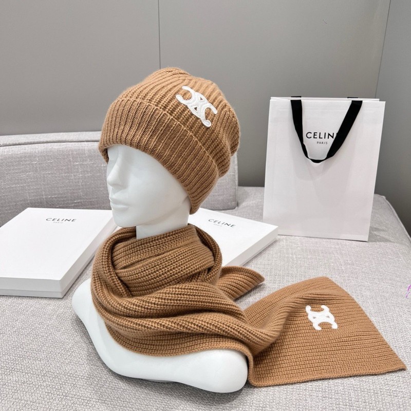Celine Long Scarf & Bennie Hat