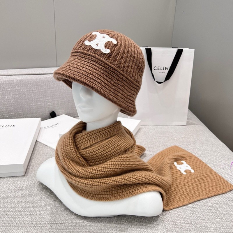 Celine Long Scarf & Bennie Hat
