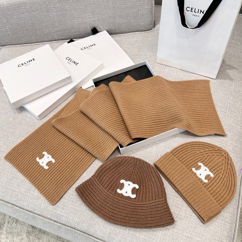 Celine Long Scarf & Bennie Hat