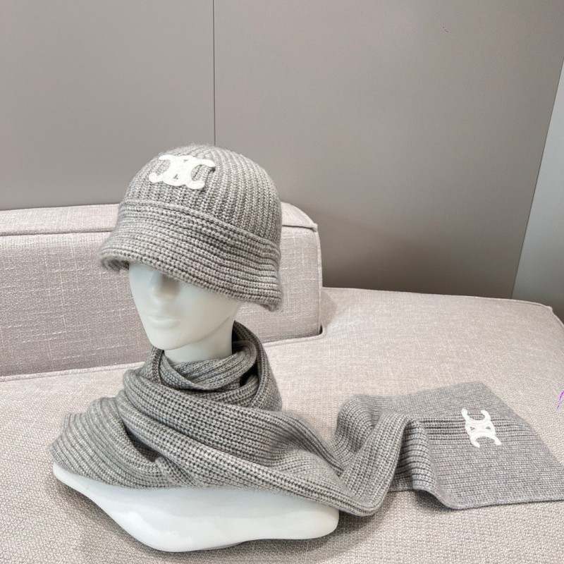 Celine Long Scarf & Bennie Hat