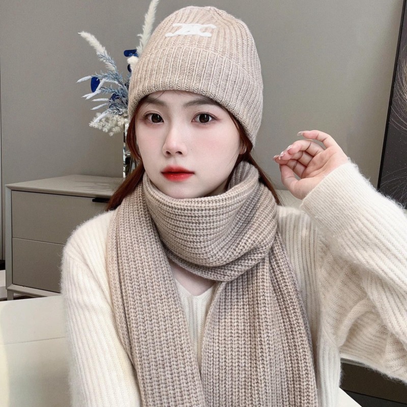 Celine Long Scarf & Bennie Hat