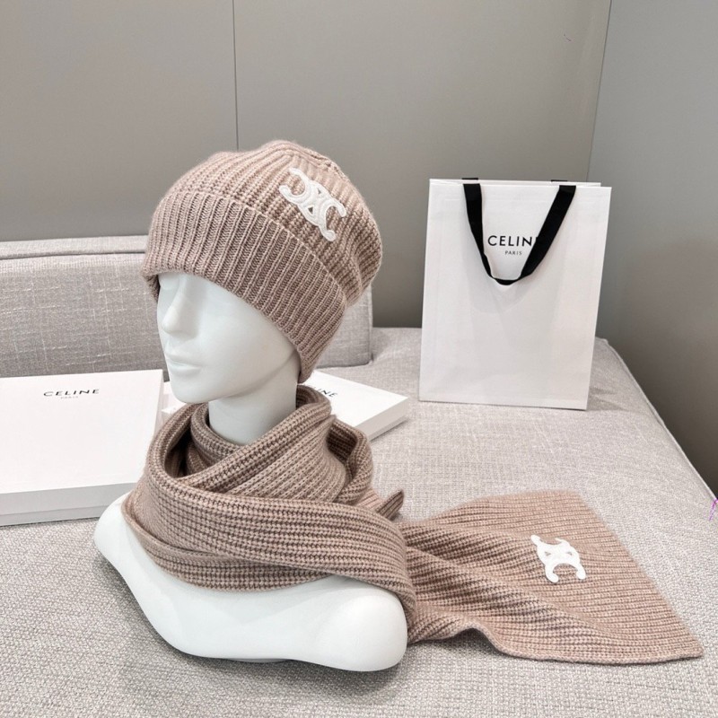 Celine Long Scarf & Bennie Hat