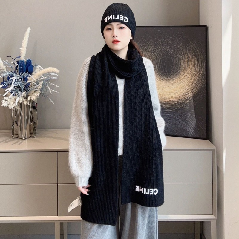 Celine Long Scarf & Bennie Hat