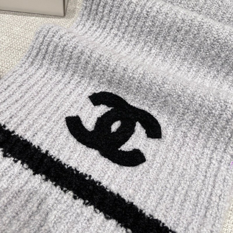 Chanel Scarf & Bennie Hat