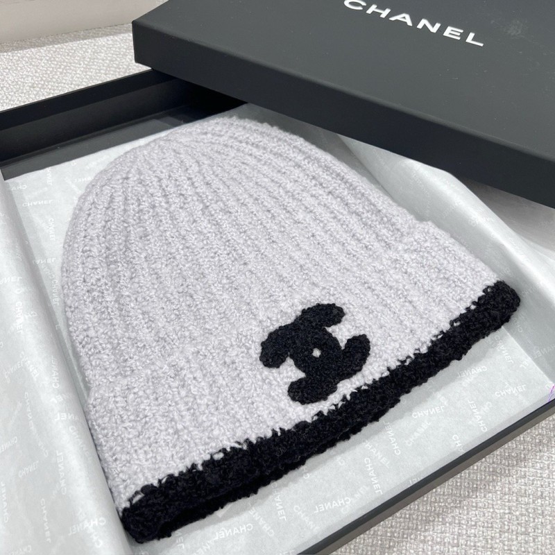 Chanel Scarf & Bennie Hat