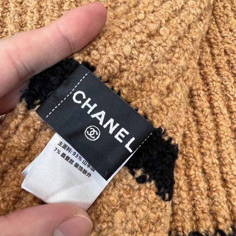 Chanel Scarf & Bennie Hat